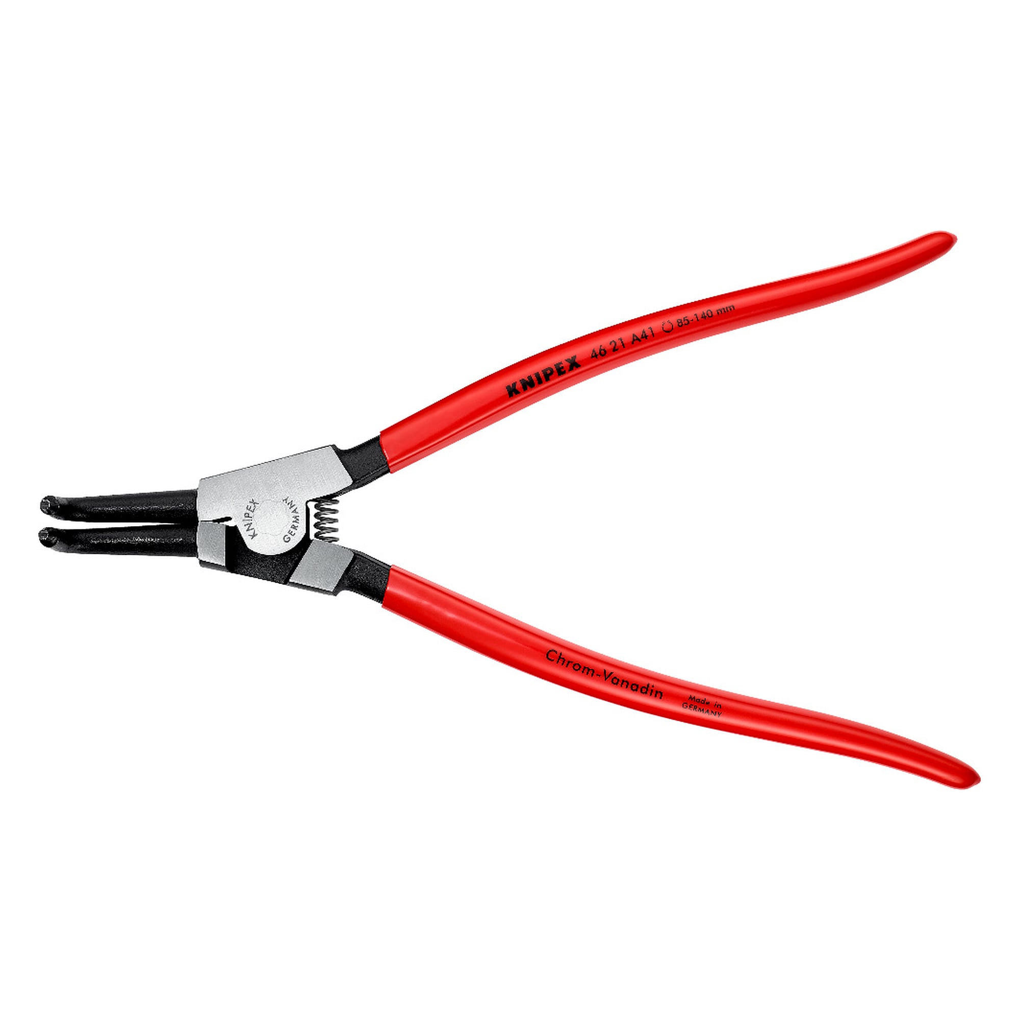 Circlip pliers for external circlips on shafts 85 - 140 mm dia., black atramentized, 300 mm