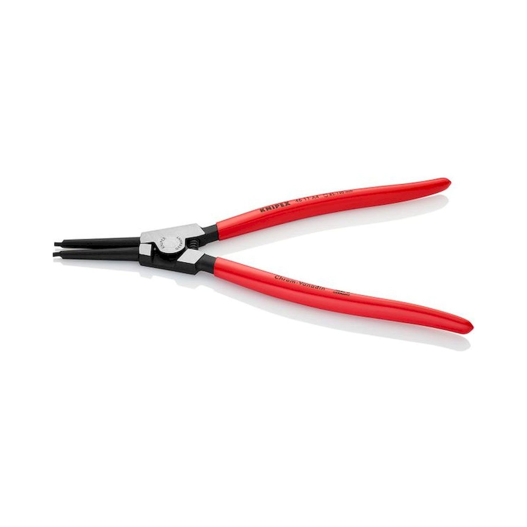 Knipex 46 11 A4. Circlip pliers for outer rings on shafts, black atramentized, 320 mm