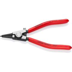 Knipex 46 11 G0. Circlip pliers for hand rings on shafts, black atramentized, 140 mm