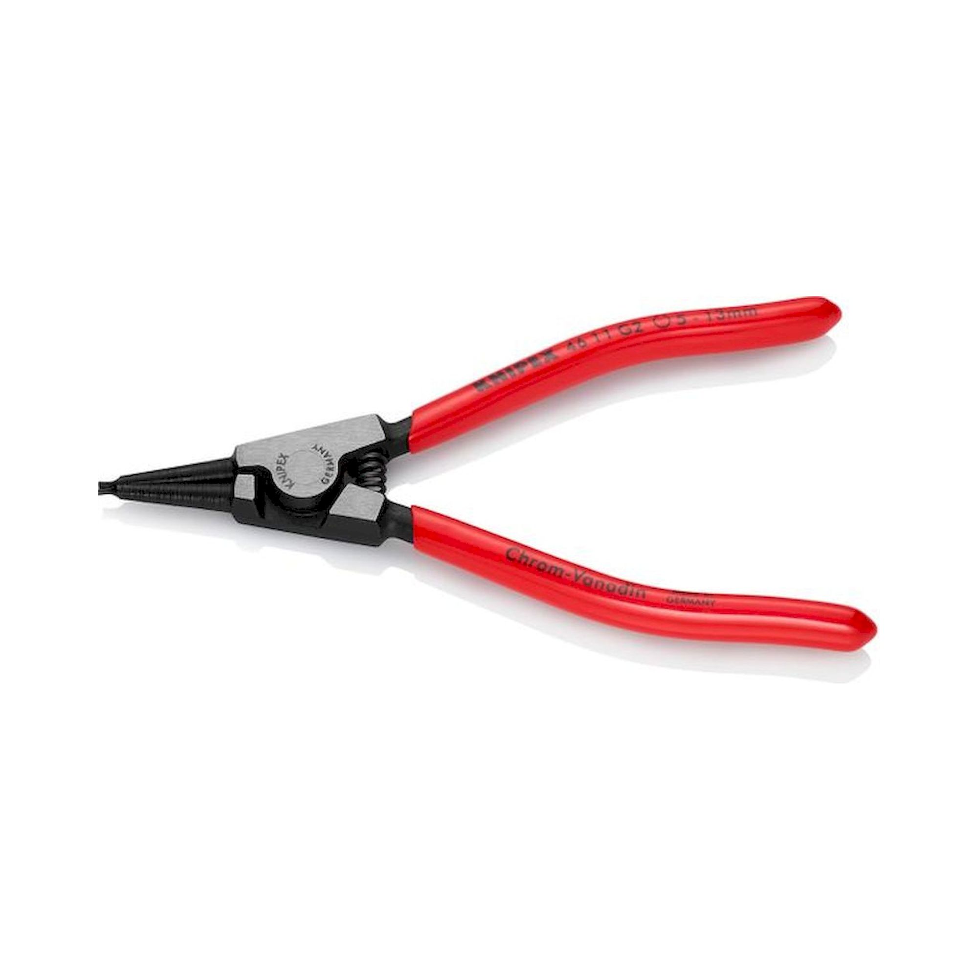 Knipex 46 11 G2. Sicherungsringzange für Greifringe auf Wellen, schwarz atramentiert, 140 mm