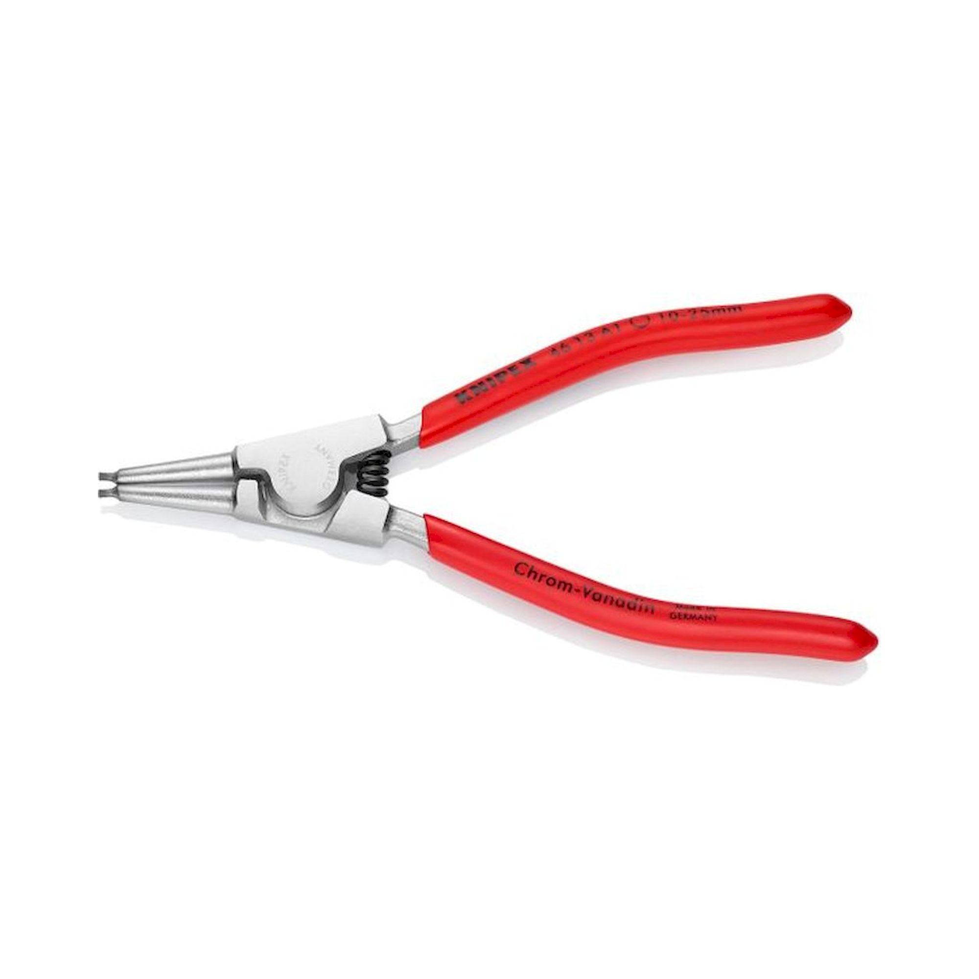 Knipex 46 13 A1. Pince pour circlips pour bagues extérieures sur les arbres, chromé