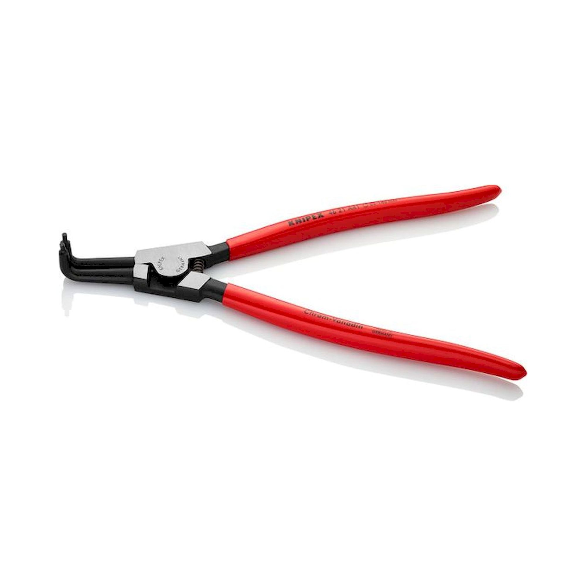 Knipex 46 21 A41. Circlip pliers for outer rings on shafts, black atramentized, 300 mm