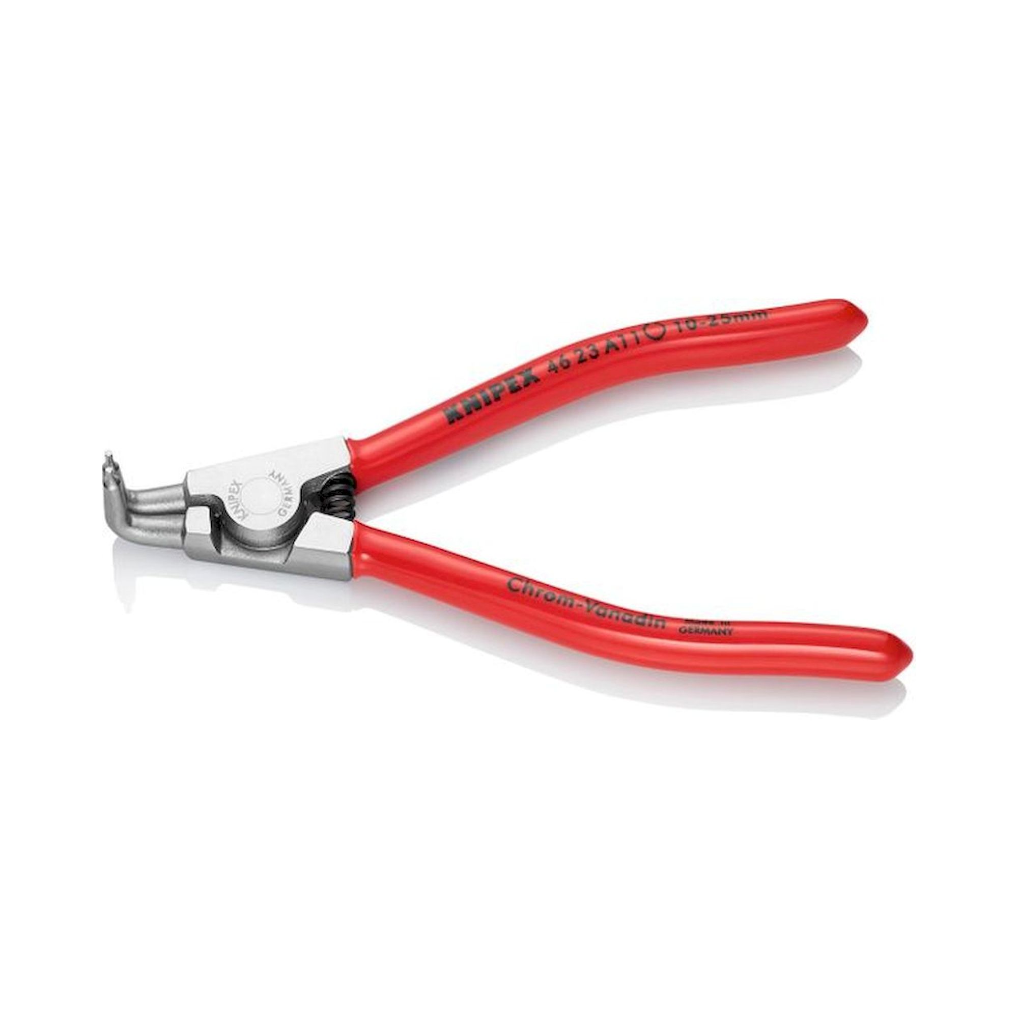 Knipex 46 23 A11. Circlip pliers for outer rings on shafts, chrome-plated, 125 mm