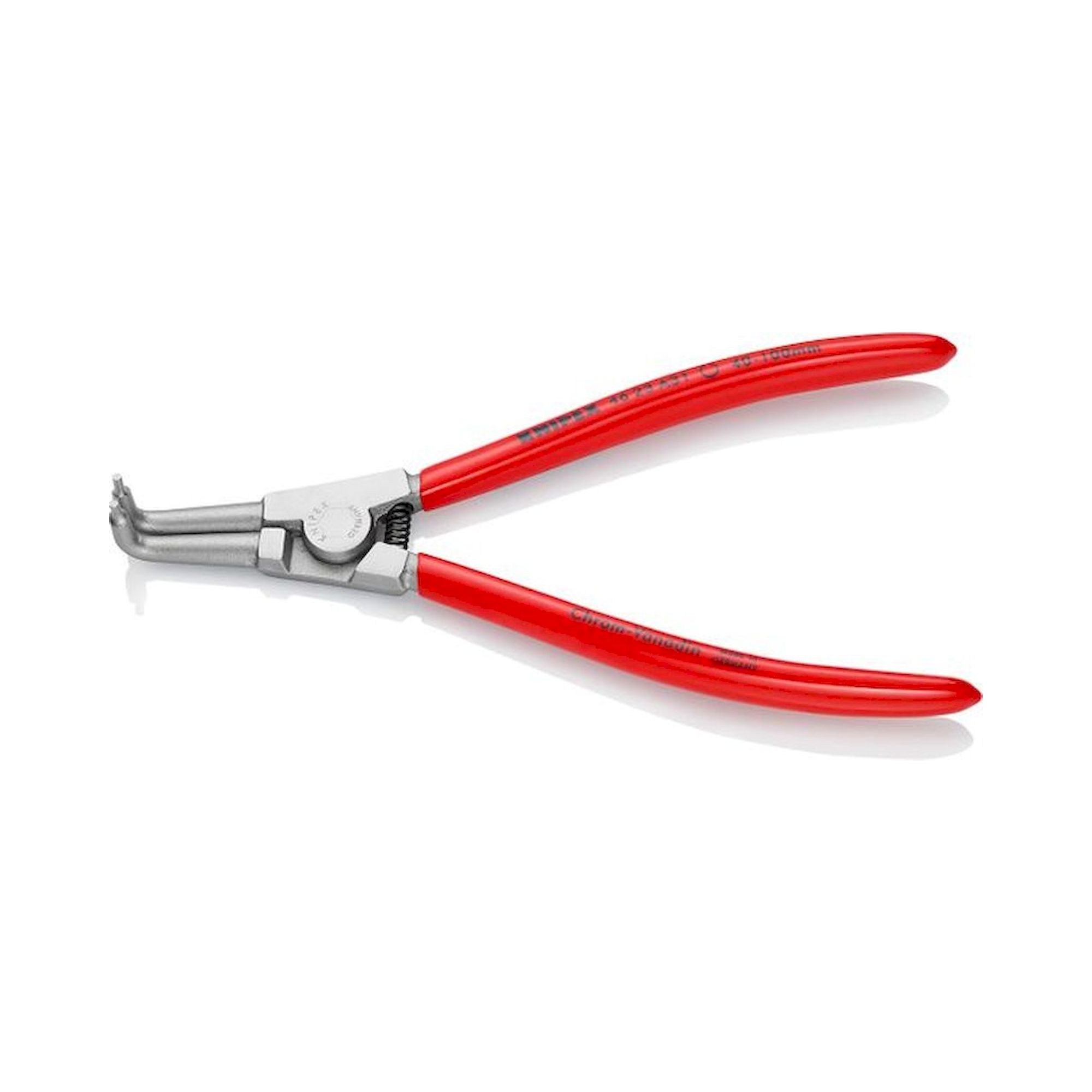 Knipex 46 23 A31. Circlip pliers for outer rings on shafts, chrome-plated, 200 mm