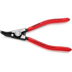 Knipex 46 31 A12. Circlip pliers for outer rings on shafts angled 45 °, black atramentized, 130 mm