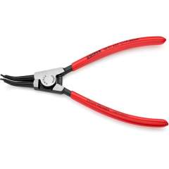 Knipex 46 31 A22. Circlip pliers for outer rings on shafts angled 45 °, black atramentized, 185 mm