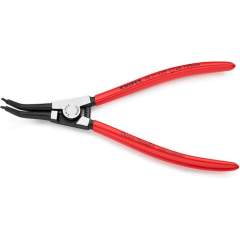 Knipex 46 31 A32. Circlip pliers for outer rings on shafts angled 45 °, black atramentized, 210 mm