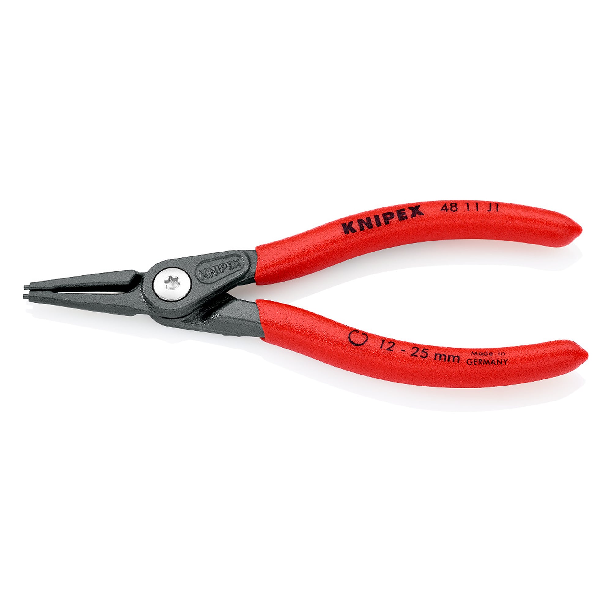 Pince de précision pour circlips intérieurs d'alésage Ø 12 - 25 mm, DIN 5256 C, 140 mm