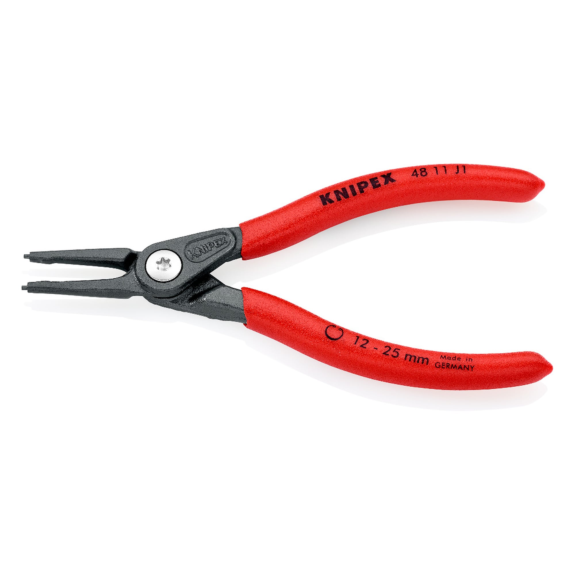 Pince de précision pour circlips intérieurs d'alésage Ø 12 - 25 mm, DIN 5256 C, 140 mm