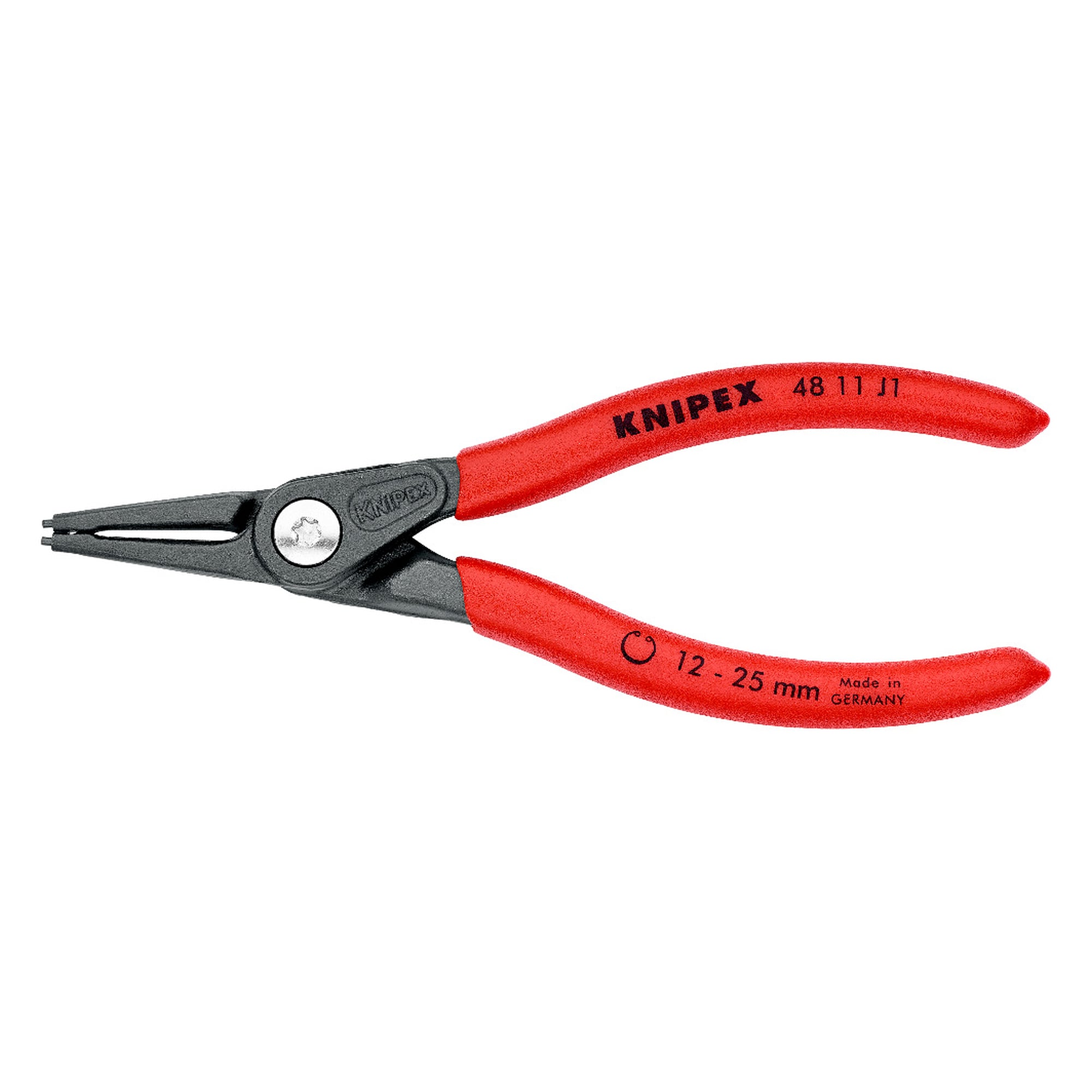 Pince de précision pour circlips intérieurs d'alésage Ø 12 - 25 mm, DIN 5256 C, 140 mm