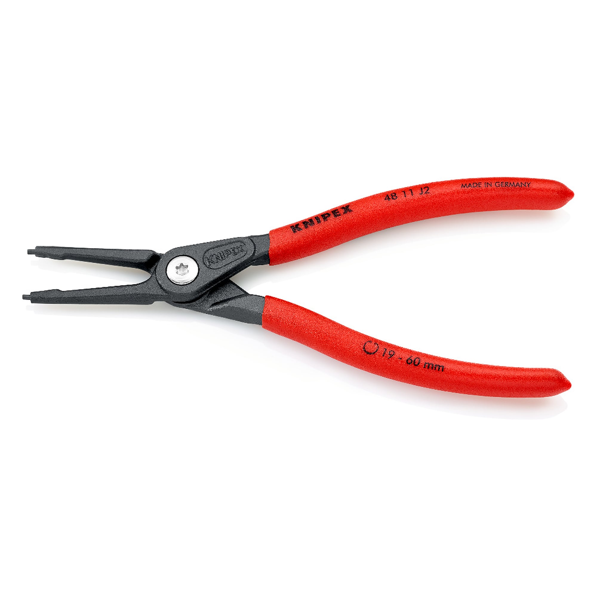Präzisions-Sicherungsringzange für Innenringe in Bohrungen Ø 19 - 60 mm, DIN 5256 C, 180 mm