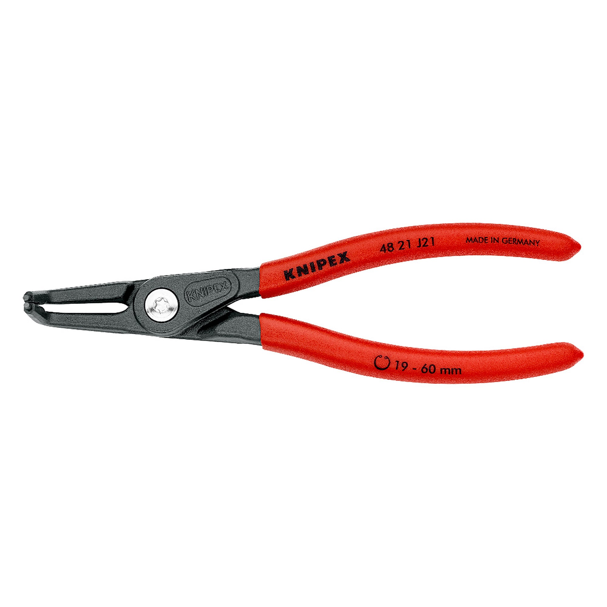 Precision circlip pliers for internal circlips in bore holes 19 - 60 mm dia., DIN 5256 D, 165 mm