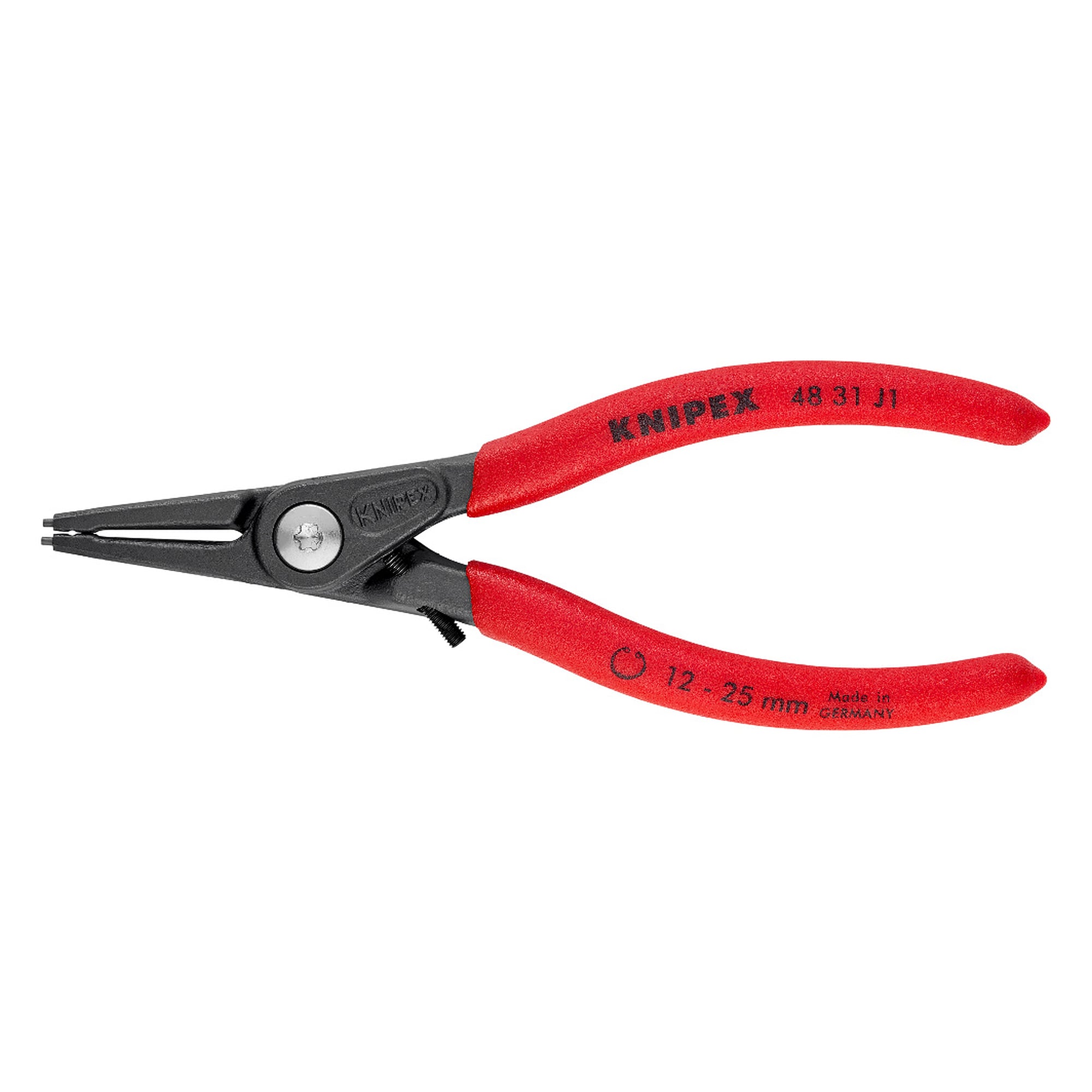 Pince de précision pour circlips intérieurs d'alésage avec protection contre la distorsion, 140 mm
