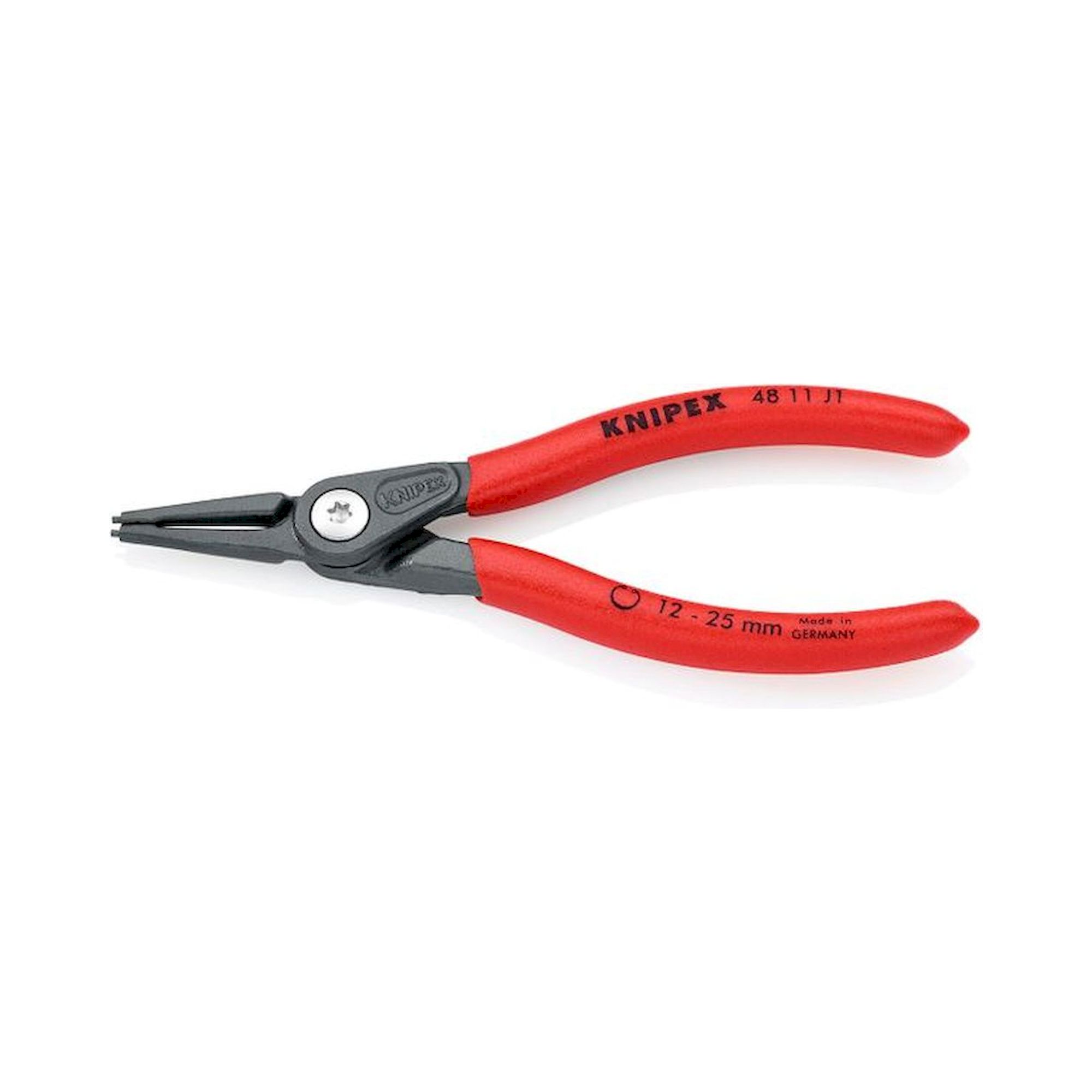 Knipex 48 11 J1. Pince de précision pour circlips pour bagues intérieures dans les alésages, atramentée gris