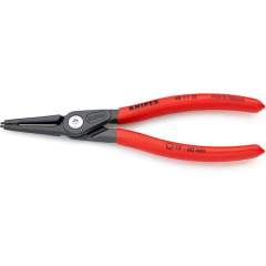 Knipex 48 11 J2. Precision circlip pliers for inner rings in bores, gray atramentized, 180 mm