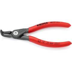 Knipex 48 21 J11. Precision circlip pliers for inner rings in bores, gray atramentized, 130 mm