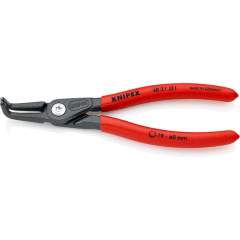 Knipex 48 21 J21. Precision circlip pliers for inner rings in bores, gray atramentized, 165 mm