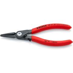Knipex 48 31 J0. Precision circlip pliers for inner rings in bores with overstretch protection, gray atramentized, 140 mm