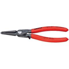 Knipex 48 31 J1. Precision circlip pliers for inner rings in bores with overstretch protection, gray atramentized, 140 mm