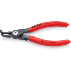 Knipex 48 41 J11. Precision circlip pliers for inner rings in bores, gray atramentized, 130 mm
