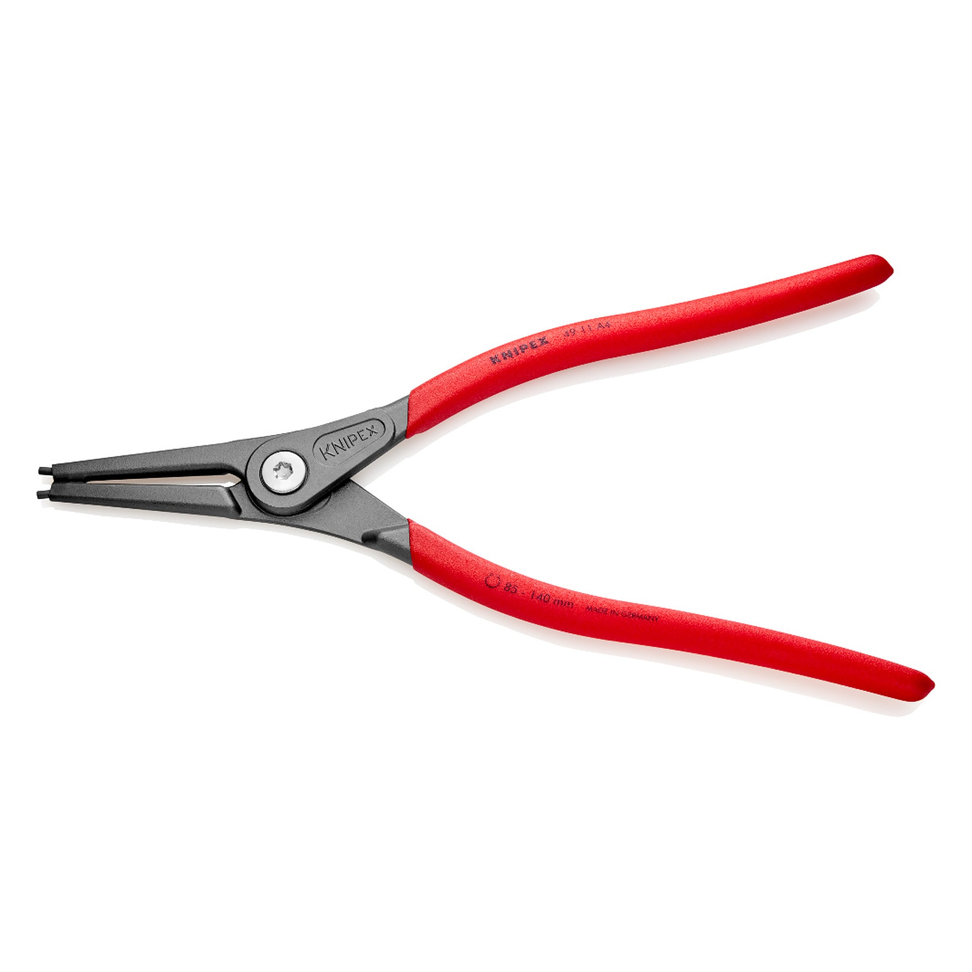 Pince de précision pour circlips extérieurs d'arbre, Ø d'arbre 85 - 140 mm, 320 mm