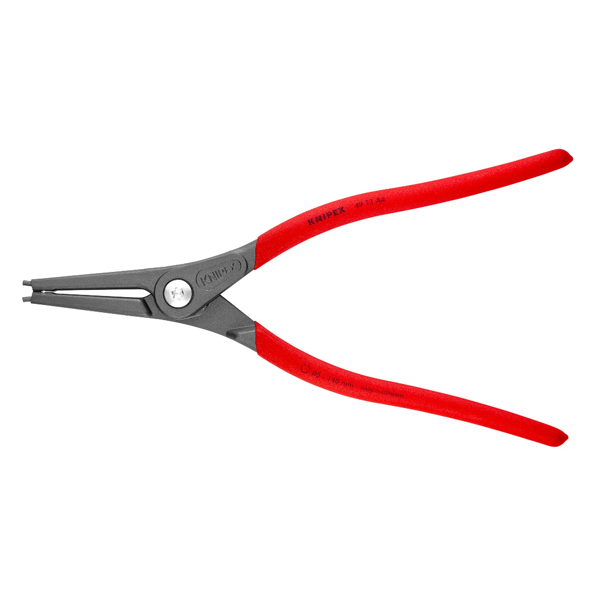 Pince de précision pour circlips extérieurs d'arbre, Ø d'arbre 85 - 140 mm, 320 mm
