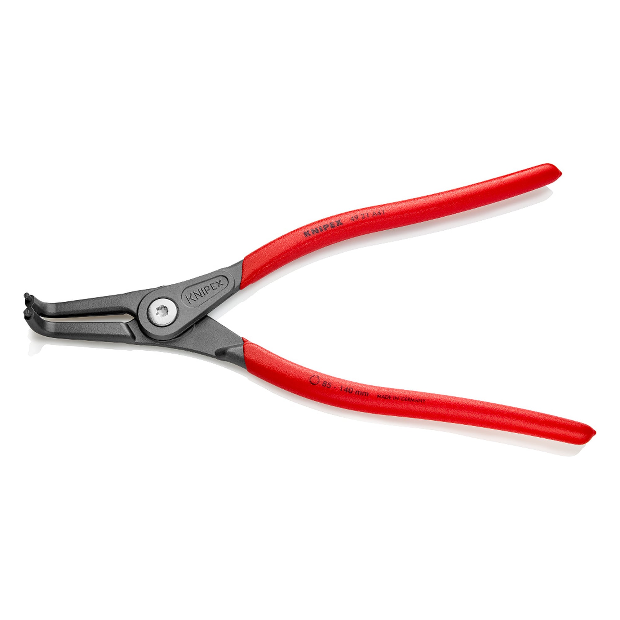 Precision circlip pliers for external circlips on shafts, shaft dia. 85 - 140 mm, 305 mm
