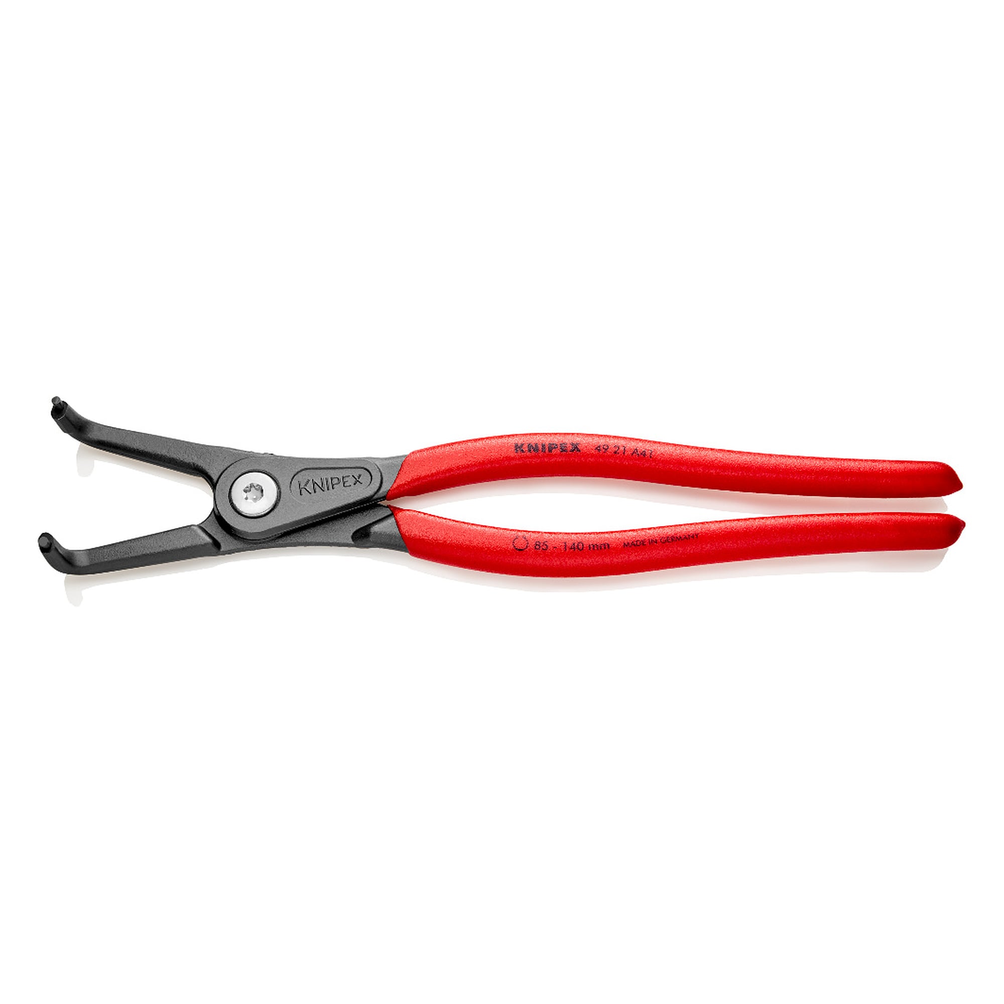 Precision circlip pliers for external circlips on shafts, shaft dia. 85 - 140 mm, 305 mm