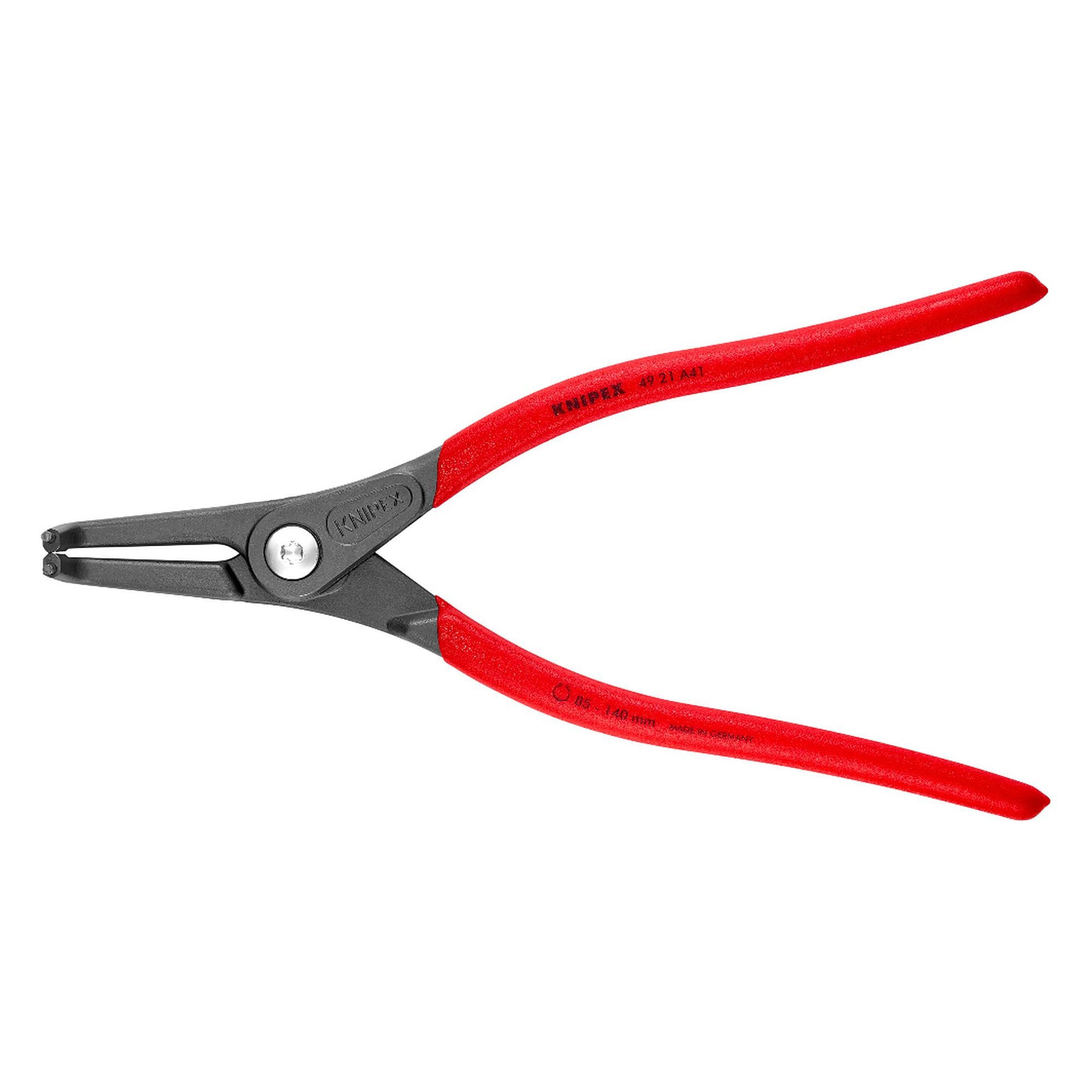 Precision circlip pliers for external circlips on shafts, shaft dia. 85 - 140 mm, 305 mm