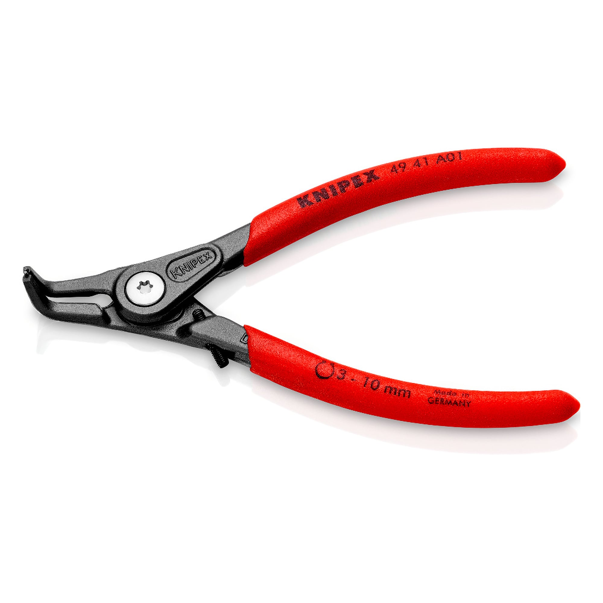 Pince de précision pour circlips extérieurs d'arbre avec protection contre la distorsion, 130 mm