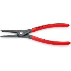 Knipex 49 11 A3. Precision circlip pliers for outer rings on shafts, atramentized gray, 225 mm