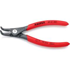 Knipex 49 21 A01. Precision circlip pliers for outer rings on shafts, gray atramentized, 130 mm