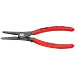 Knipex 49 31 A2. Precision circlip pliers for outer rings on shafts with overstretch protection, gray atramentized, 180 mm