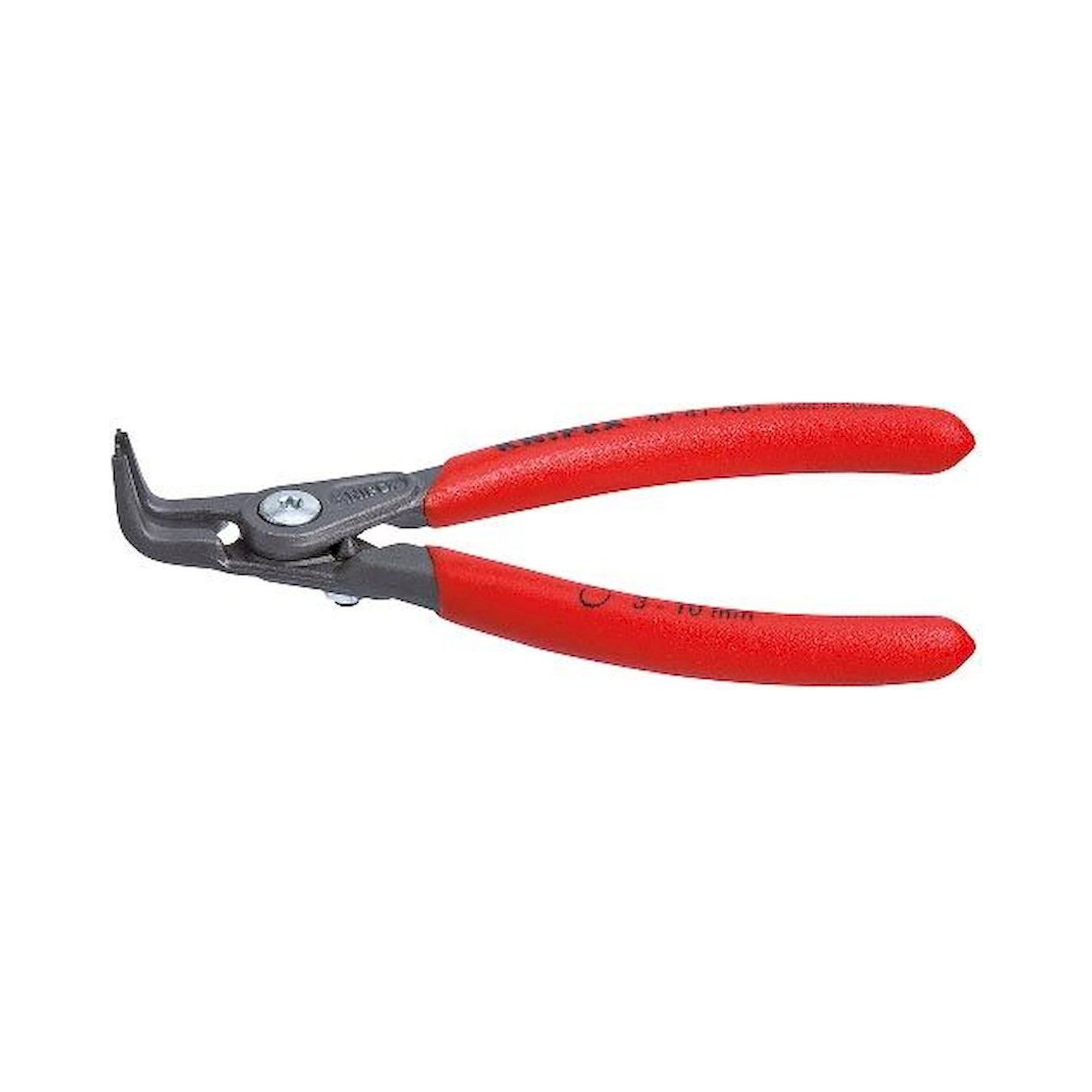 Knipex 49 41 A01. Precision circlip pliers for outer rings on shafts, gray atramentized, 130 mm