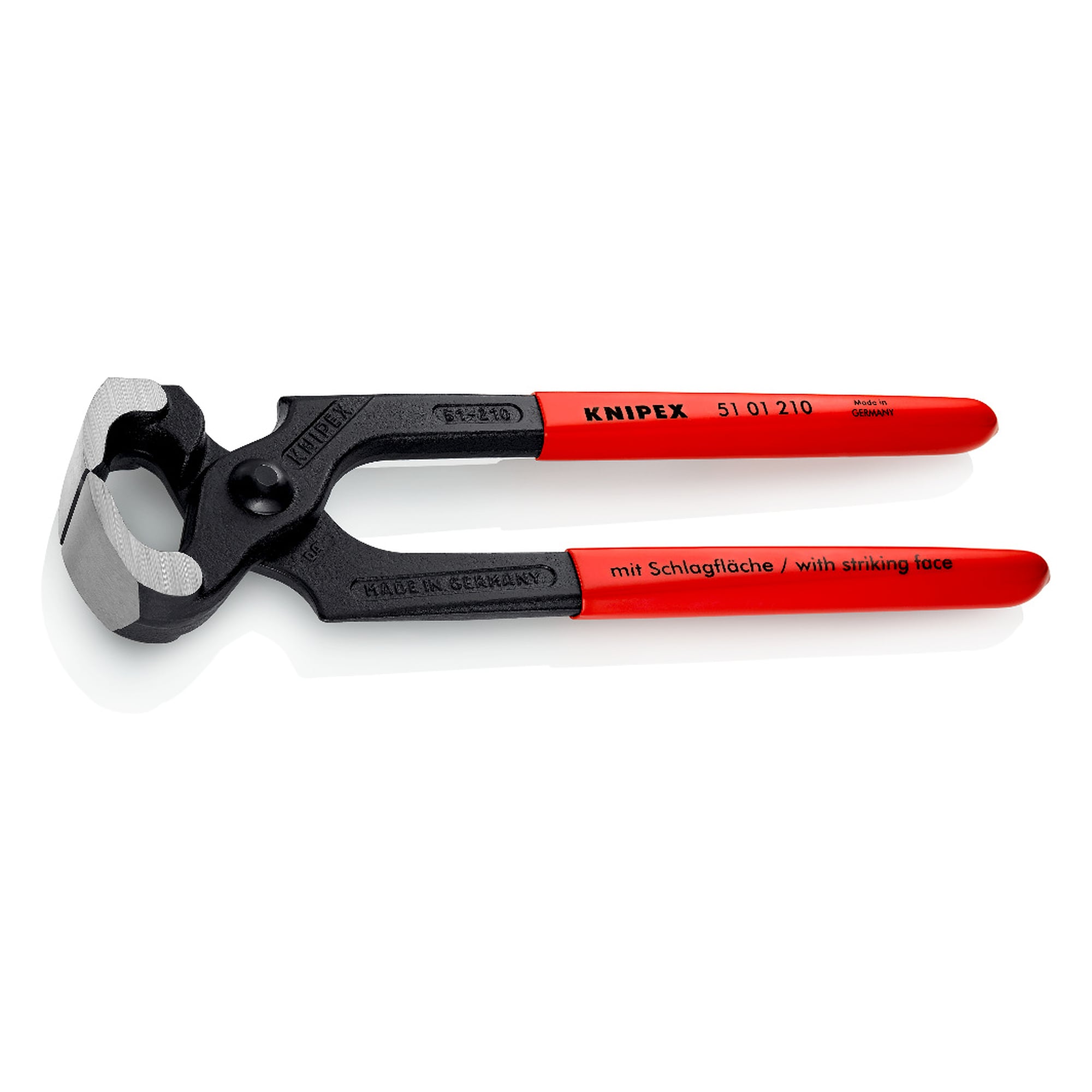 Tenaille marteau pour enfoncer, arracher et couper les clous, 210 mm