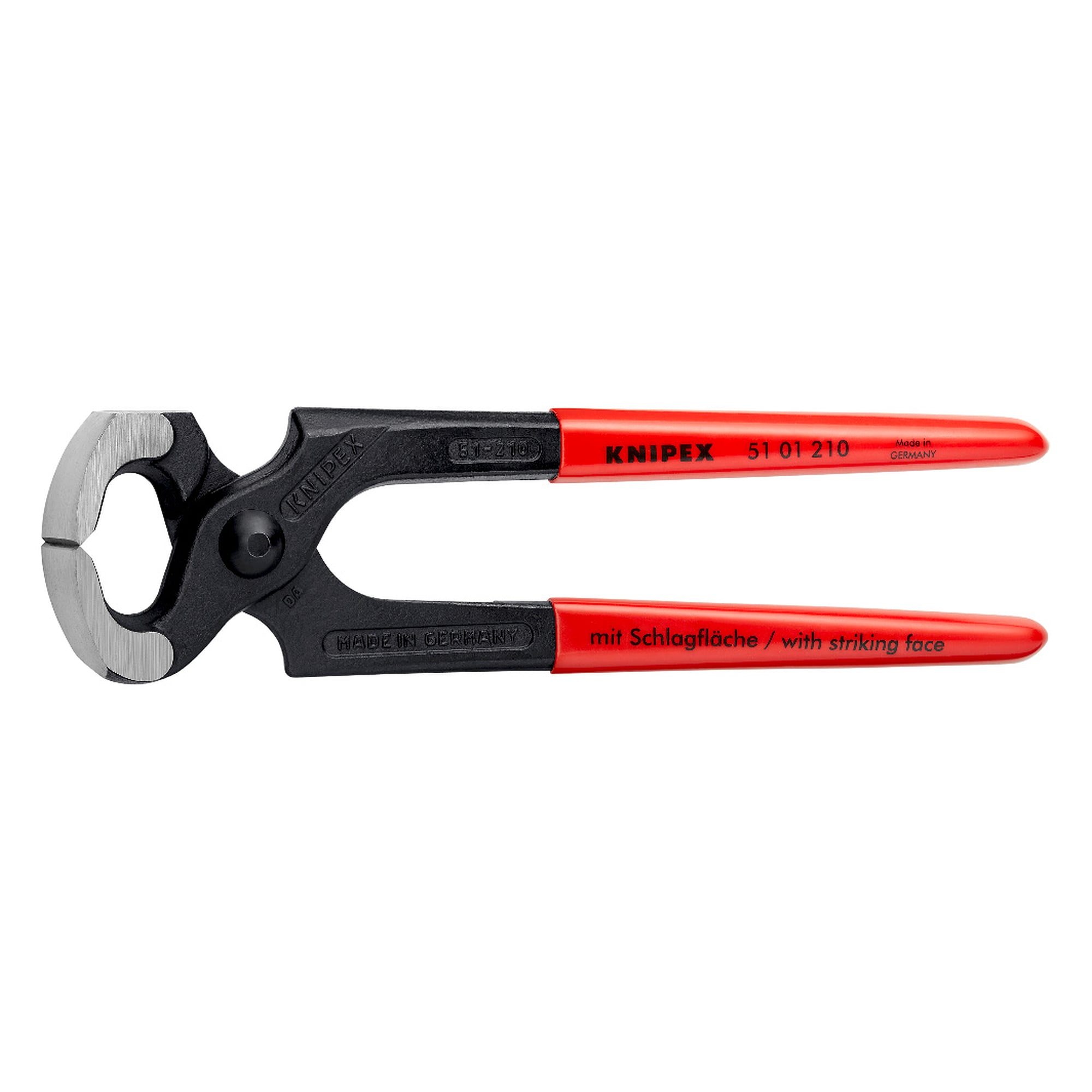 Tenaille marteau pour enfoncer, arracher et couper les clous, 210 mm