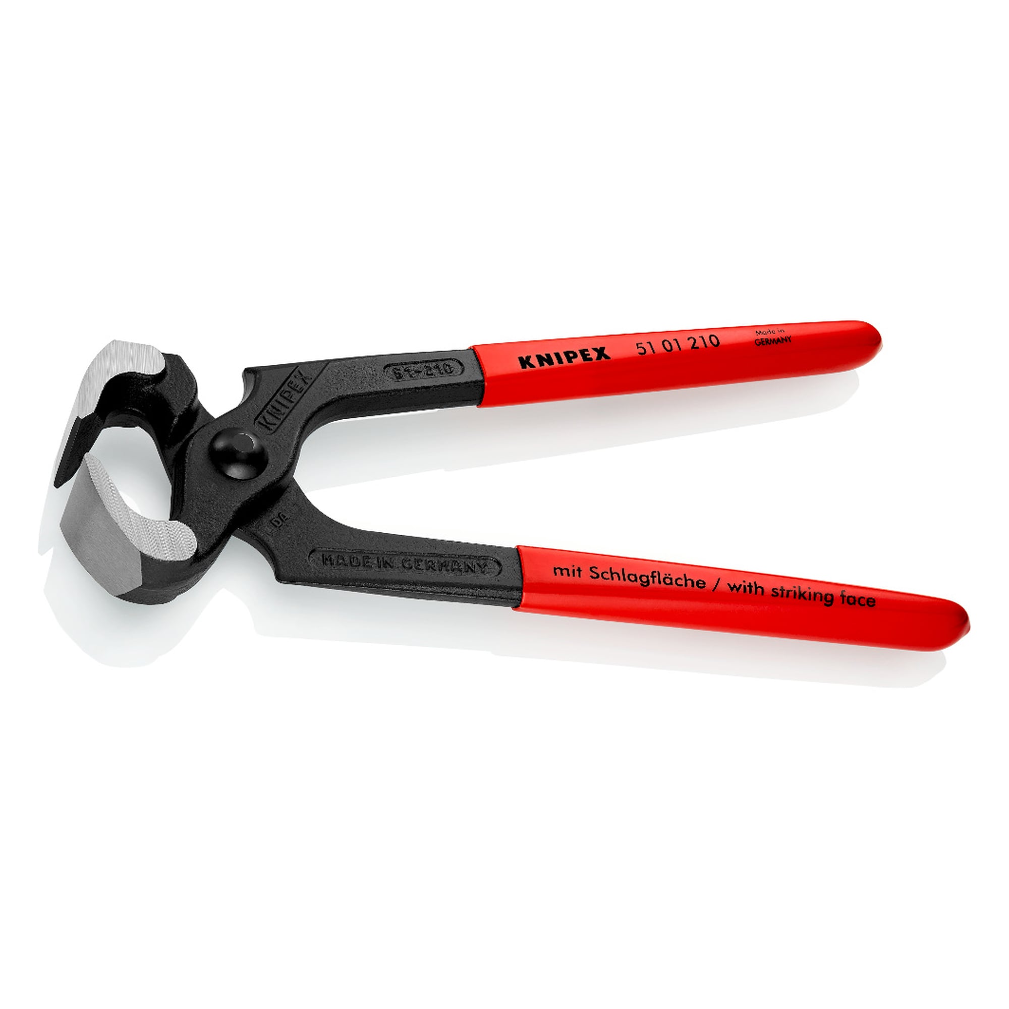 Tenaille marteau pour enfoncer, arracher et couper les clous, 210 mm