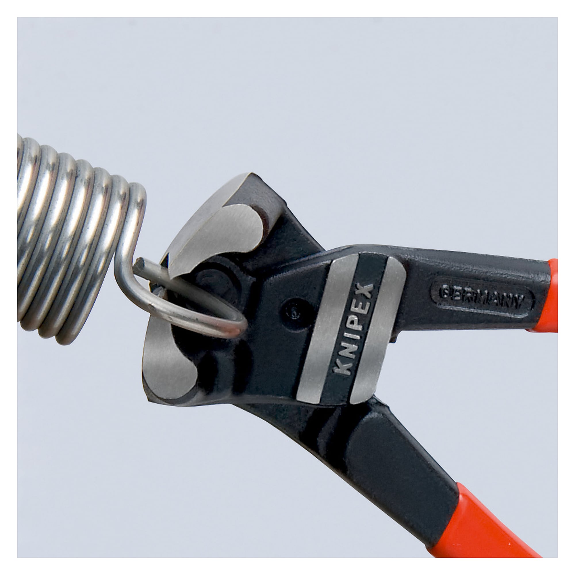 Bolt end cutting nippers with high lever transmission, hard wire 3.5 mm, 64 HRC edges, 200 mm
