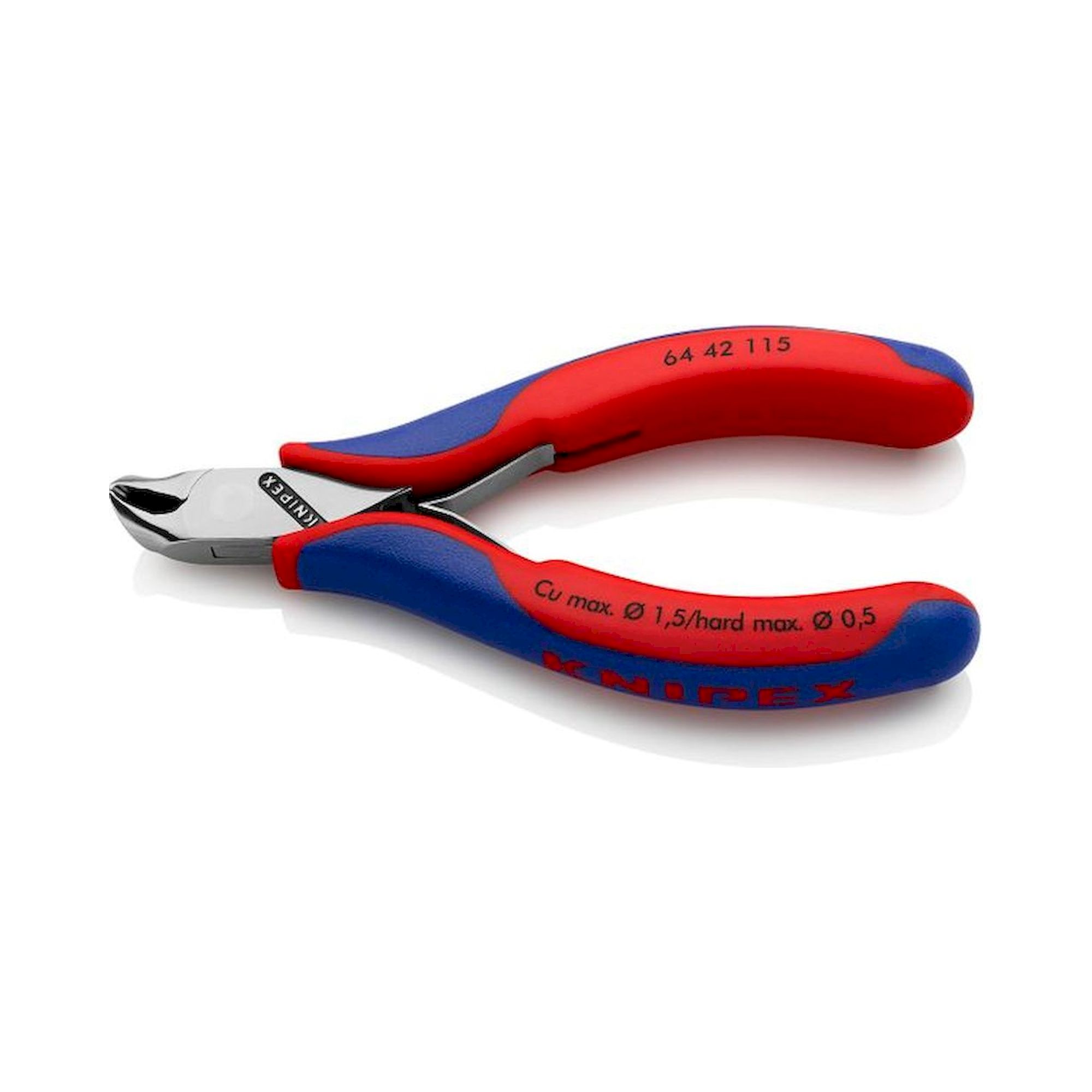 Knipex 64 42 115 SB. Electronic end cutter, 115 mm, sales packaging