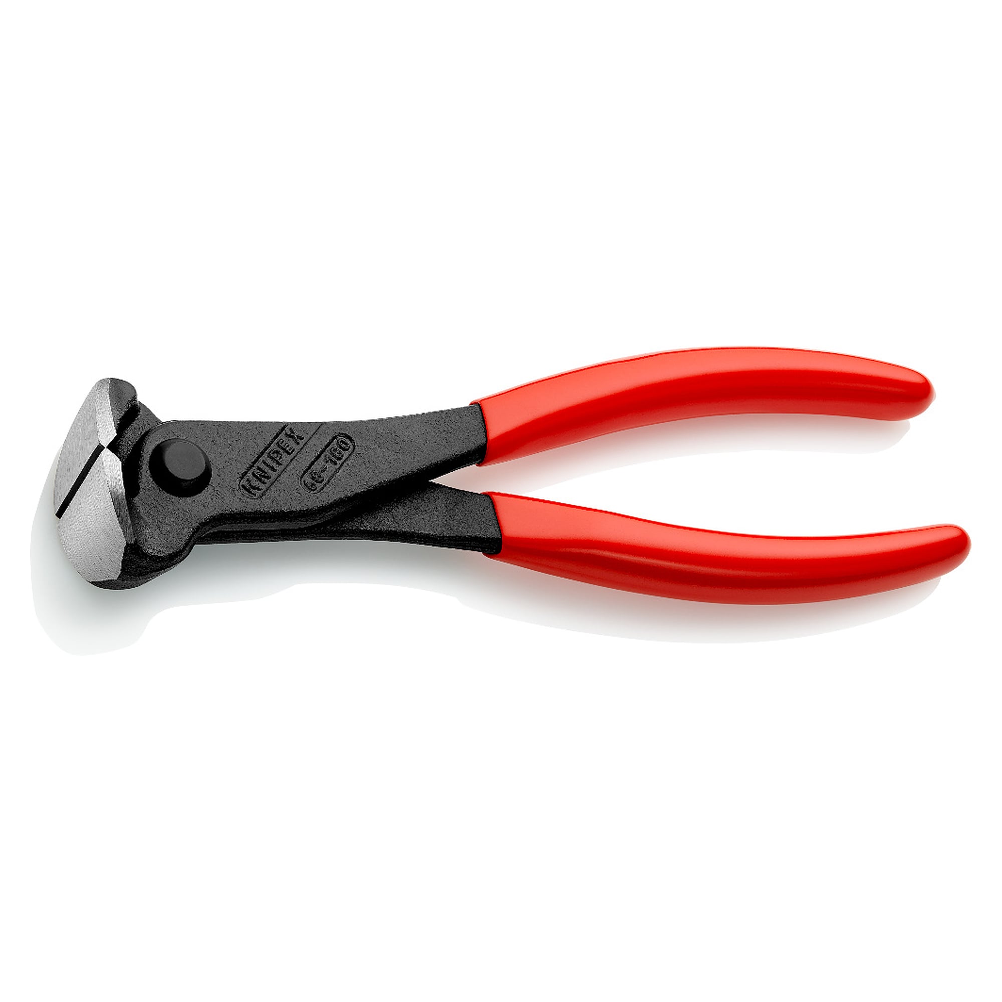 Pince coupante devant 180 mm pour fil à ligaturer, atramentée noir, fil dur jusqu'à Ø 2,5 mm