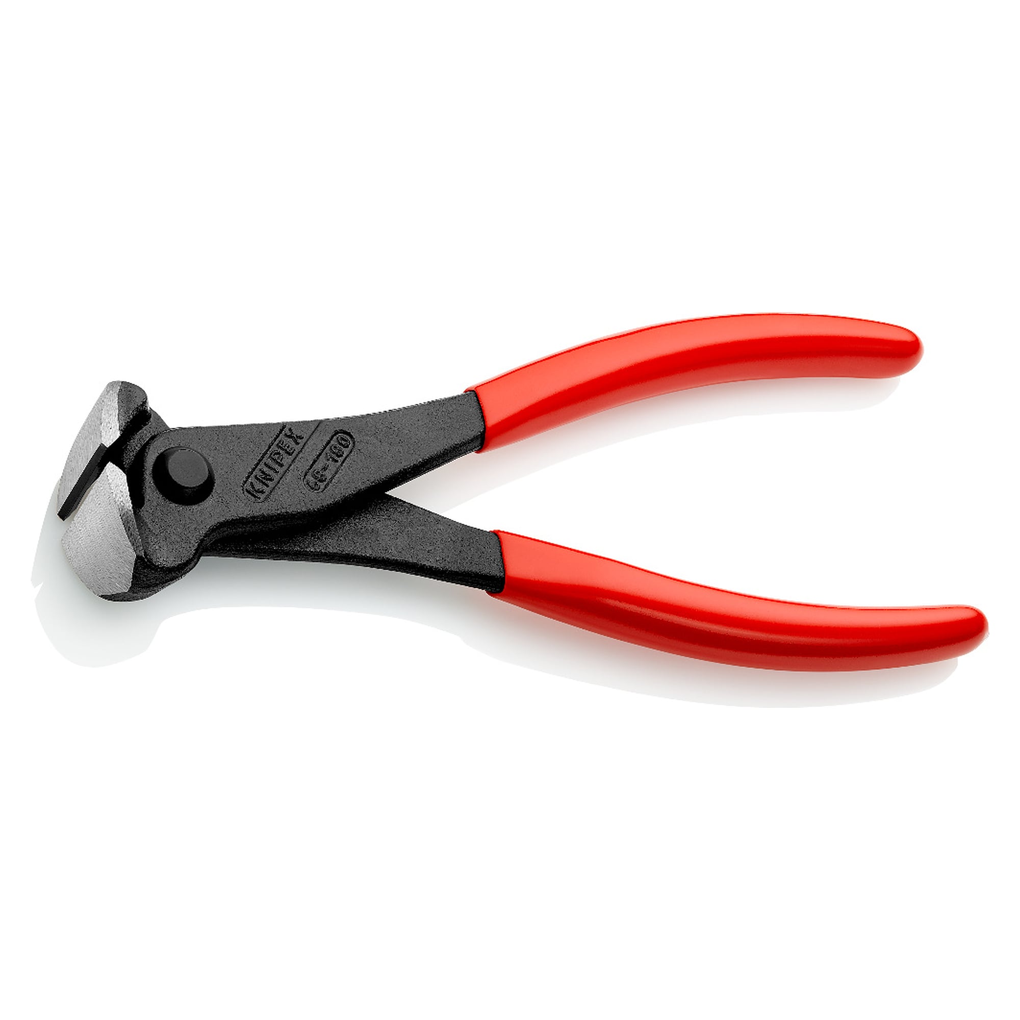 Pince coupante devant 180 mm pour fil à ligaturer, atramentée noir, fil dur jusqu'à Ø 2,5 mm