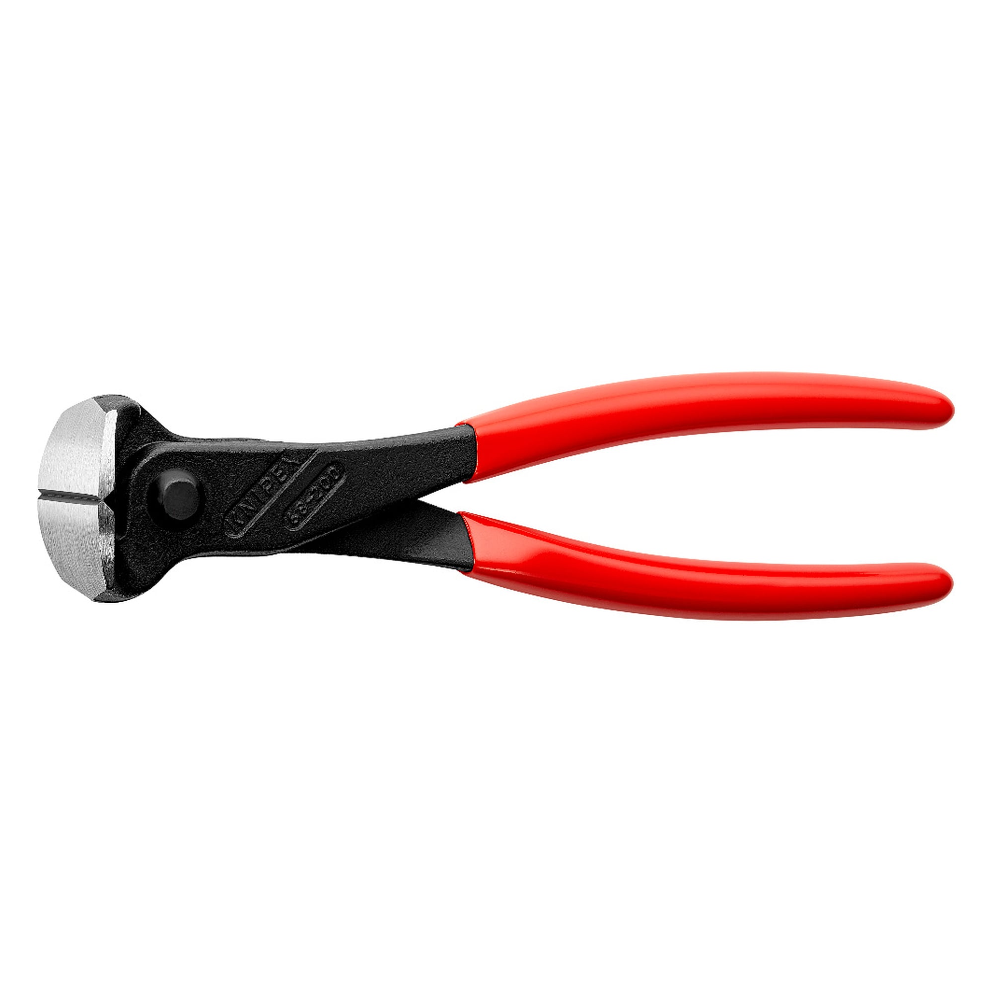 Pince coupante devant 200 mm pour fil à ligaturer, atramentée noir, fil dur jusqu'à Ø 2,8 mm