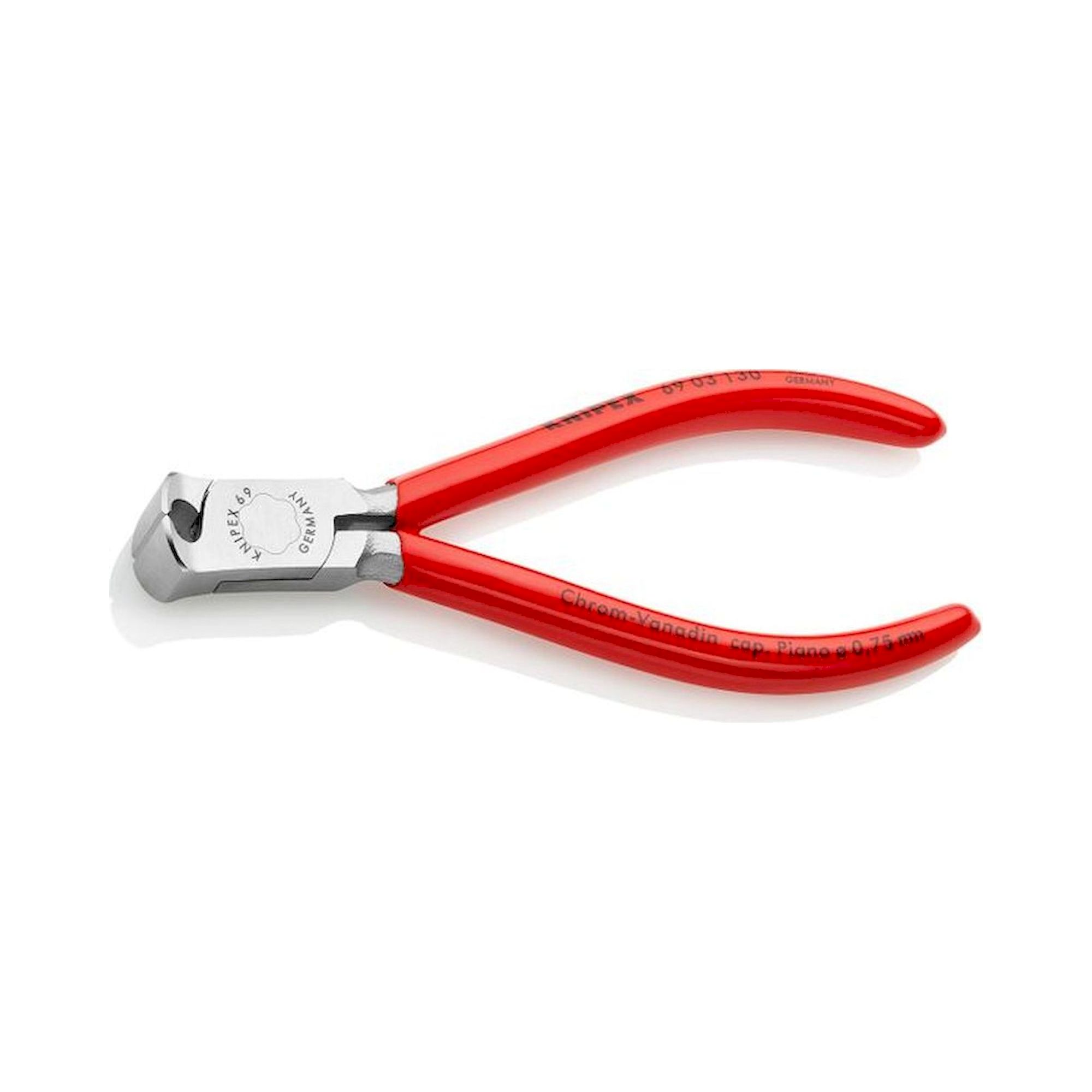 Knipex 69 03 130. Vornschneider für Mechaniker, verchromt, 130 mm