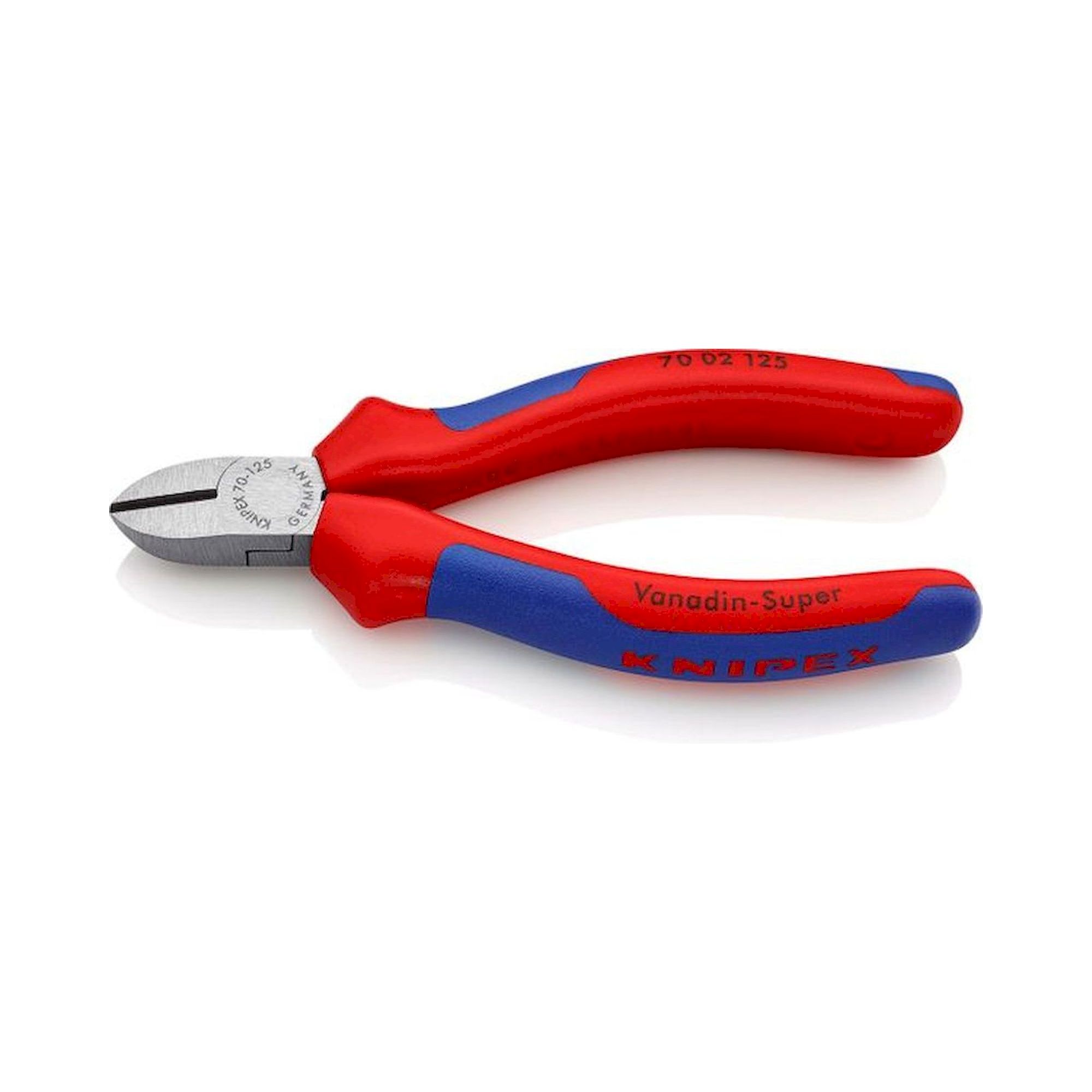 Knipex 70 02 125. Seitenschneider, schwarz atramentiert, 125 mm