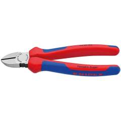 Knipex 70 02 180. Side cutter, black atramentized, 180 mm