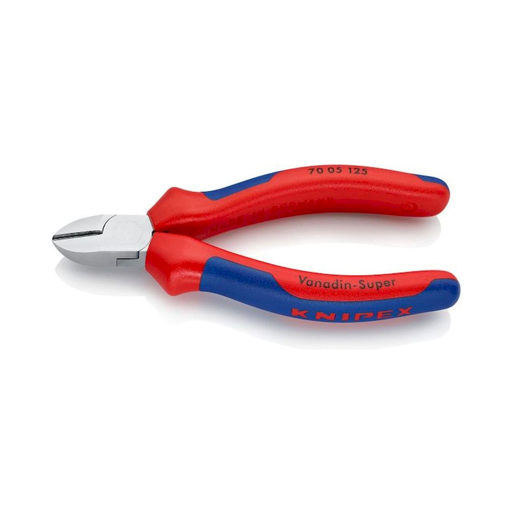 Knipex 70 05 125. Diagonal cutter, chrome-plated, 125 mm