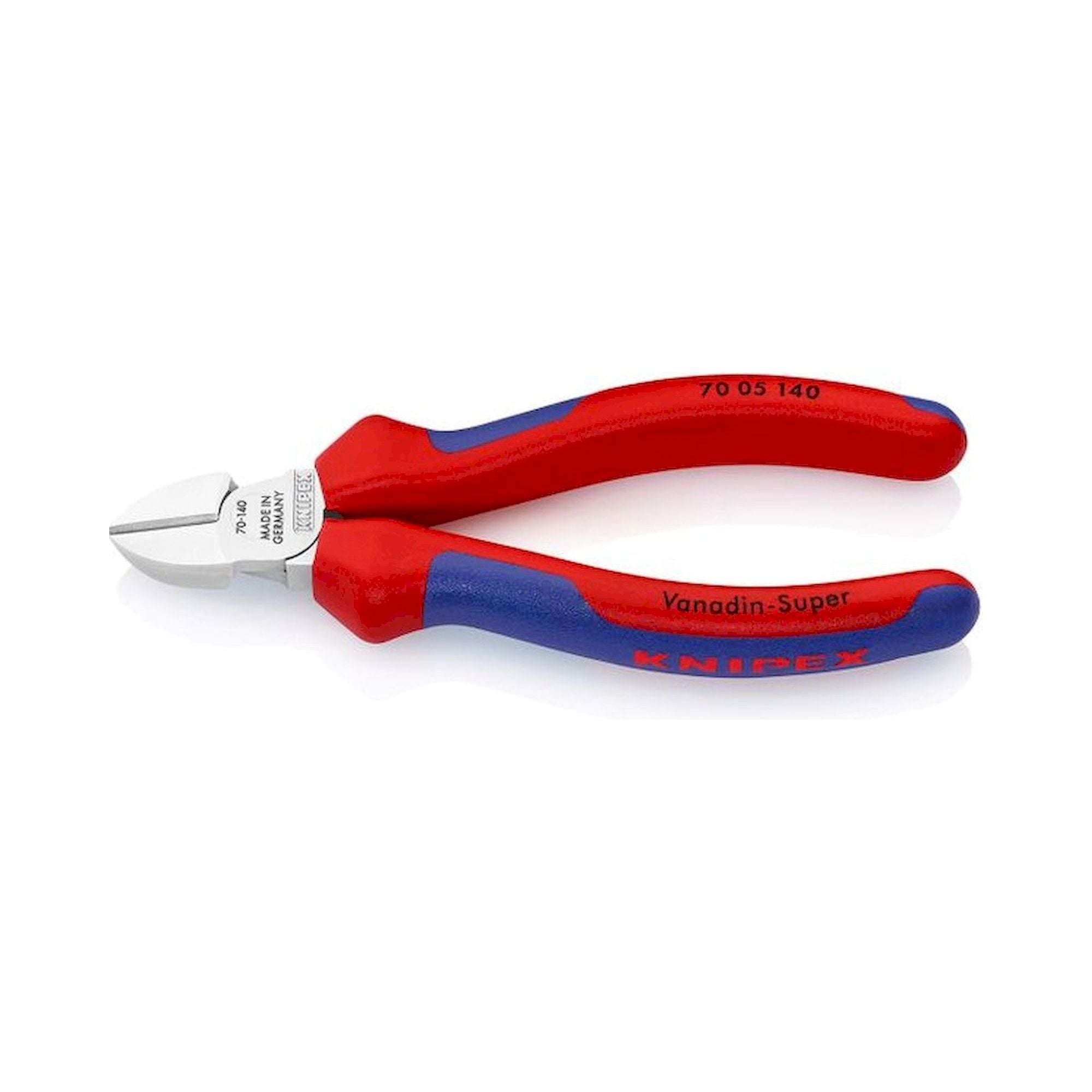 Knipex 70 05 140. Diagonal cutter, chrome-plated, 140 mm