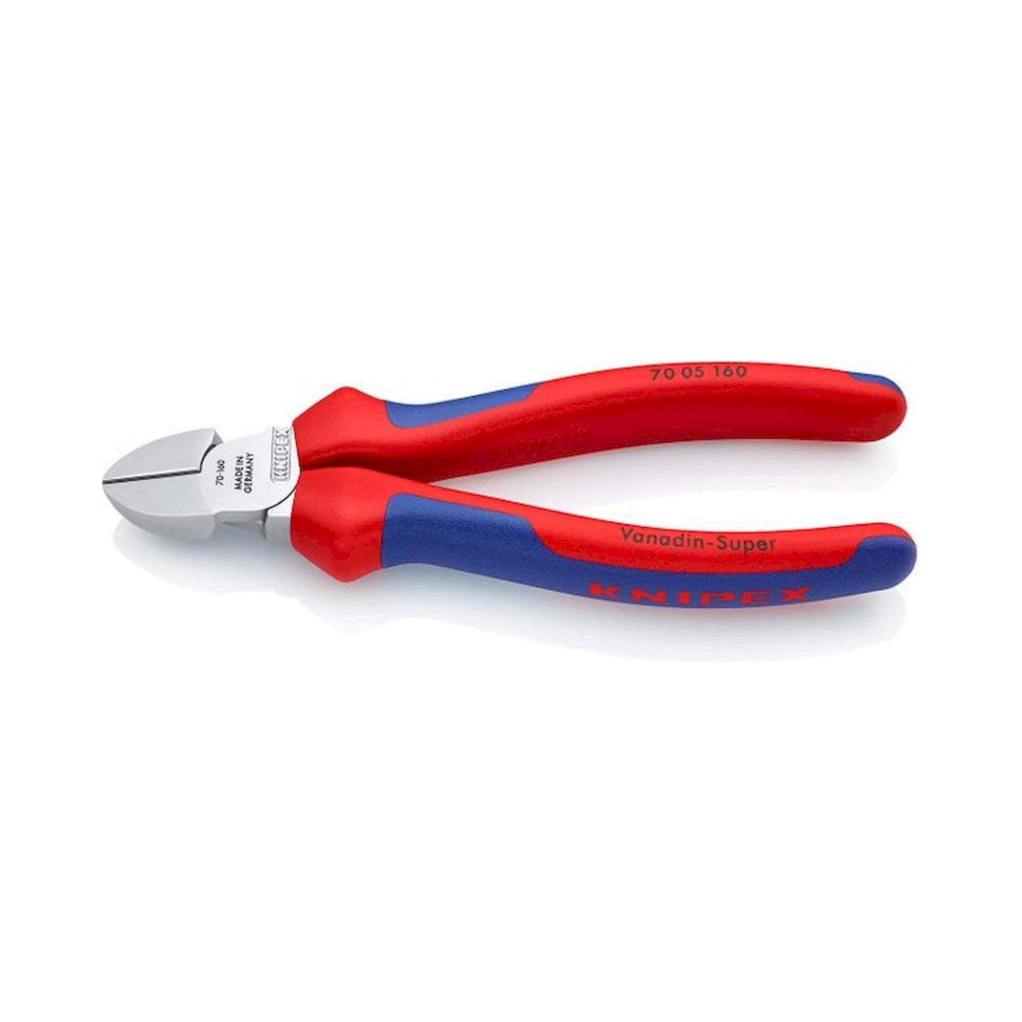 Knipex 70 05 160. Side cutter, chrome-plated, 160 mm