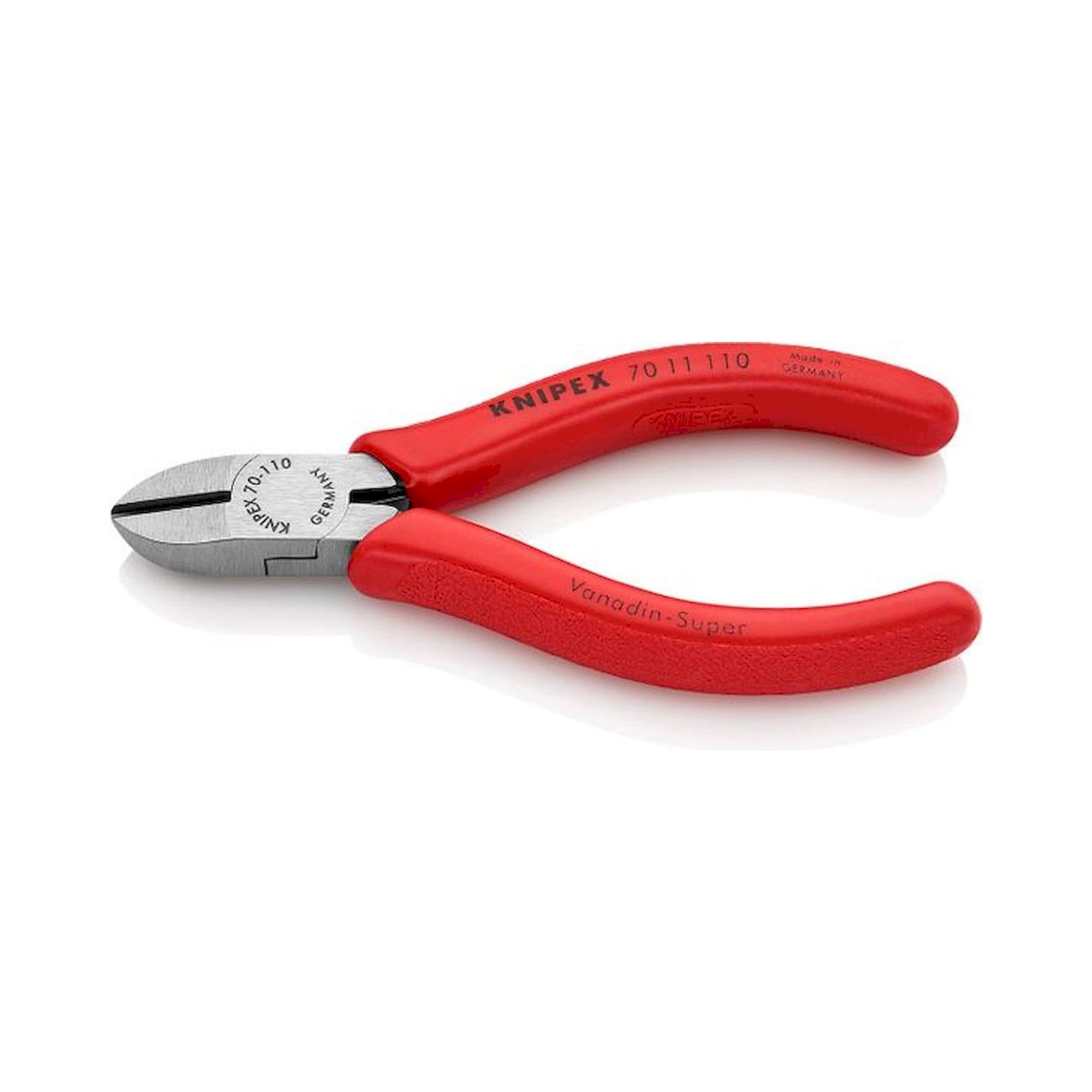 Knipex 70 11 110. Side cutter, black atramentized, 110 mm