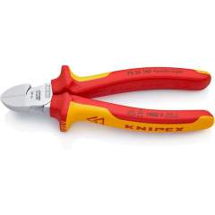 Knipex 70 26 160. Diagonal cutter, chrome-plated, insulated 160 mm